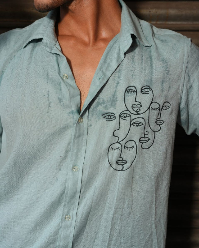 Sketchline Faces Shirt