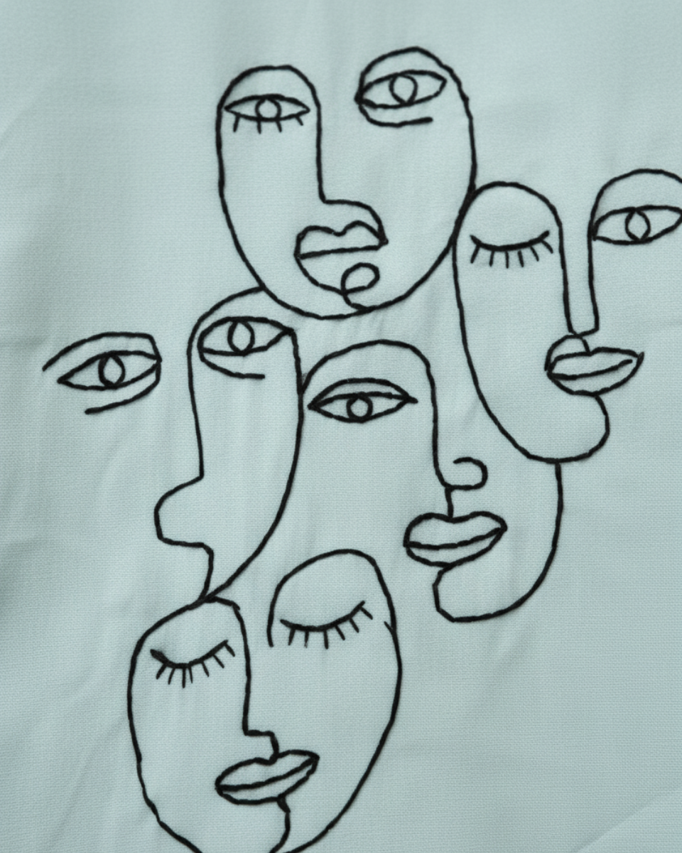 Sketchline Faces Shirt