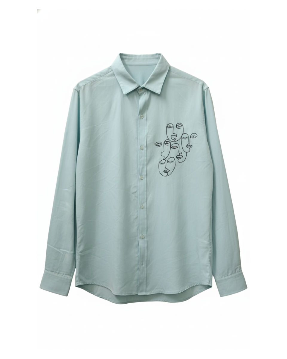 Sketchline Faces Shirt