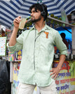 Pocket Grazer – Embroidered Cotton Shirt