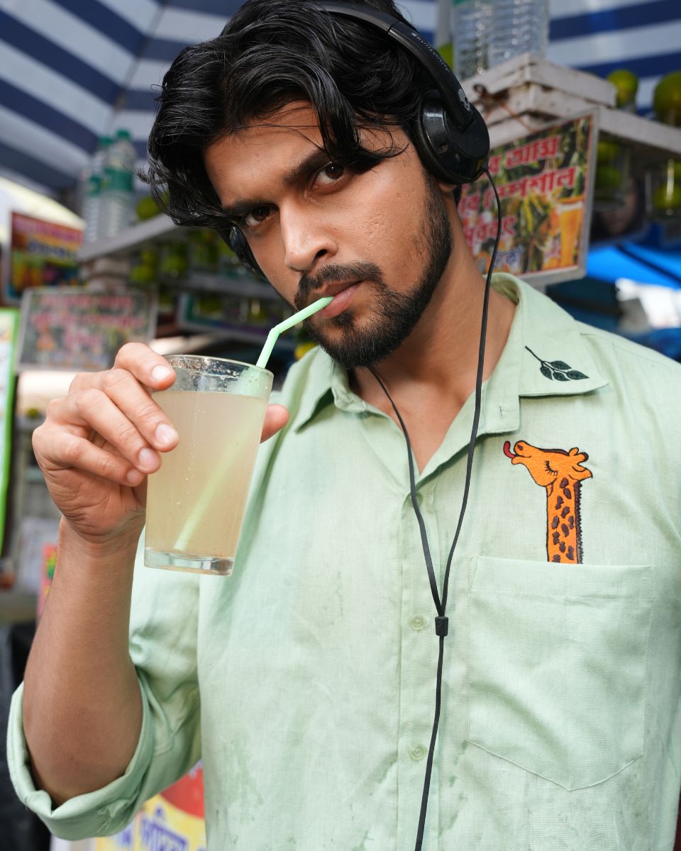 Pocket Grazer – Embroidered Cotton Shirt